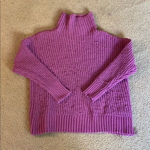 Authentic Purple Turtleneck Sweater